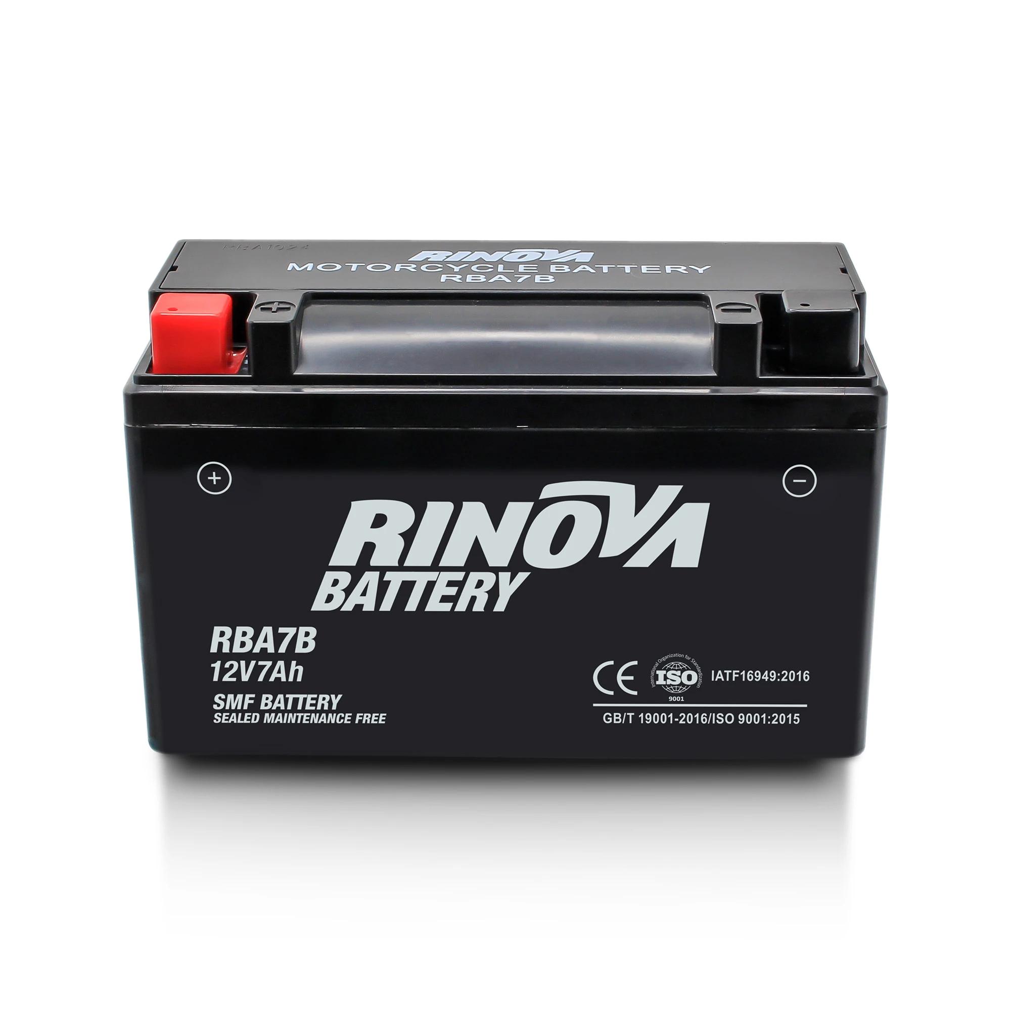 Batería Tipo Pila 12V 7Ah para Motocicleta RBA7B Rinova Battery 2