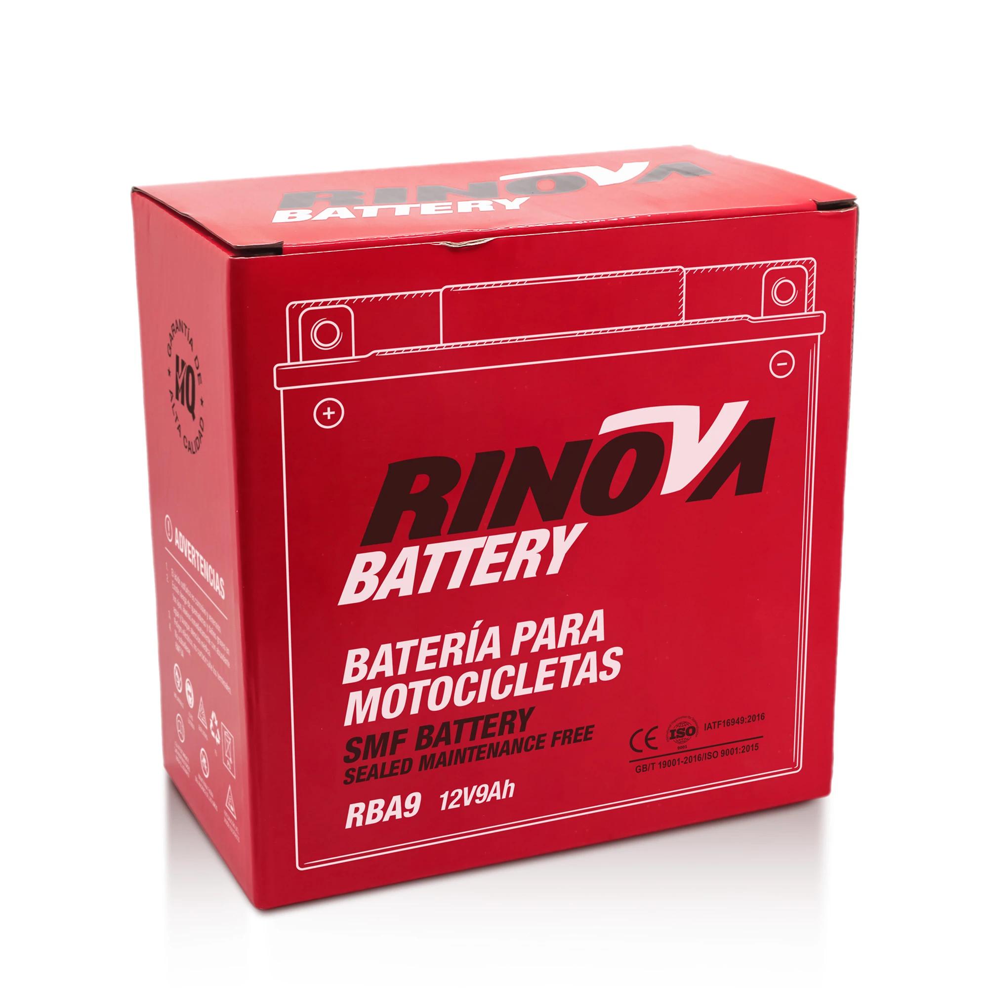 Batería Tipo Pila 12V 9Ah para Motocicleta RBA9 Rinova Battery 4