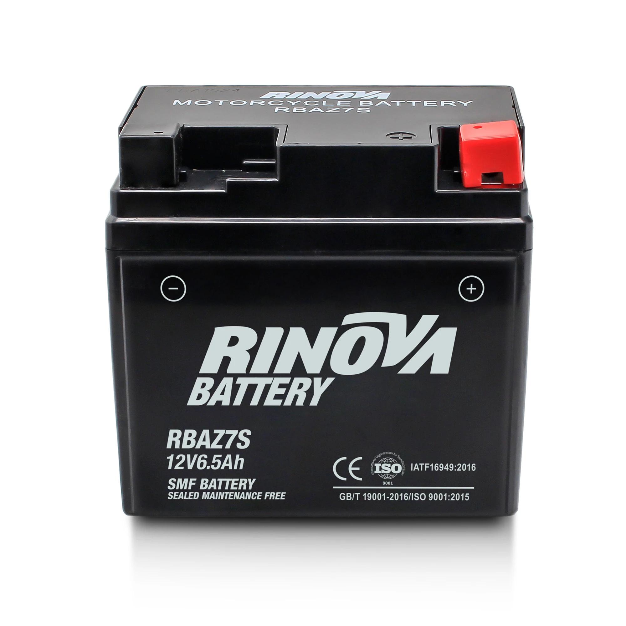 Batería Tipo Pila 12V 6.5Ah para Motocicleta RBAZ7S Rinova Battery 2