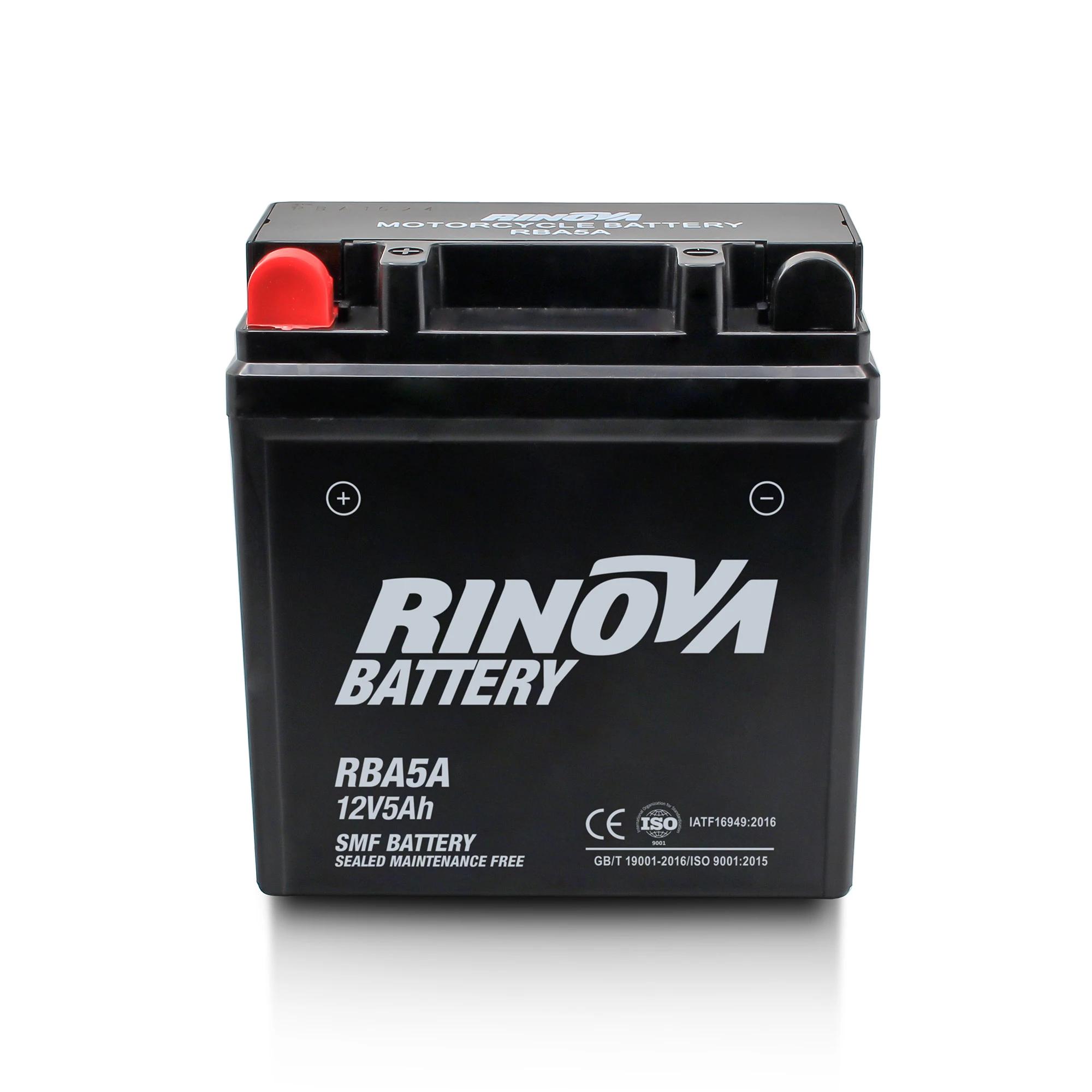 Batería Tipo Pila 12V 5Ah para Motocicleta RBA5A Rinova Battery 2