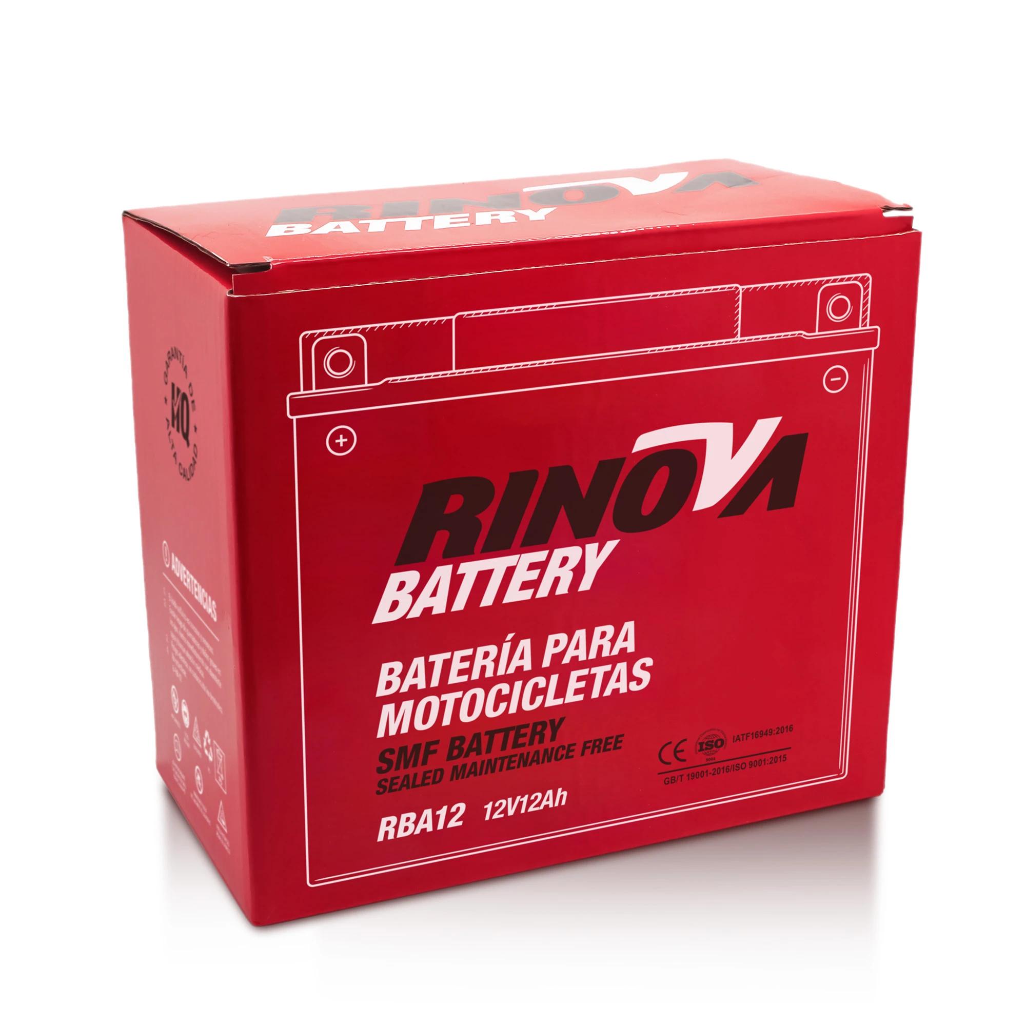 Batería Tipo Pila 12V 12Ah para Motocicleta RBA12 Rinova Battery 4