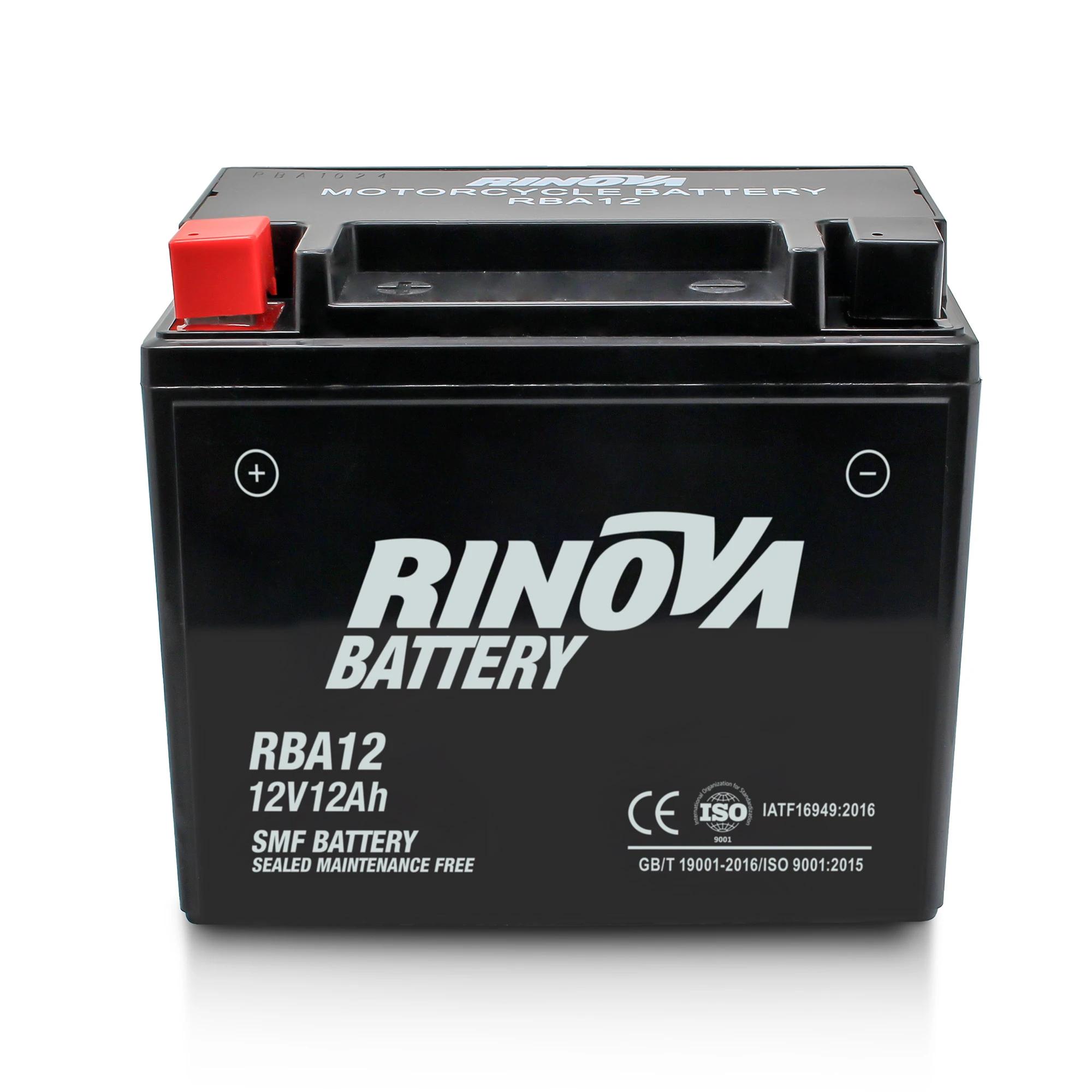 Batería Tipo Pila 12V 12Ah para Motocicleta RBA12 Rinova Battery 2
