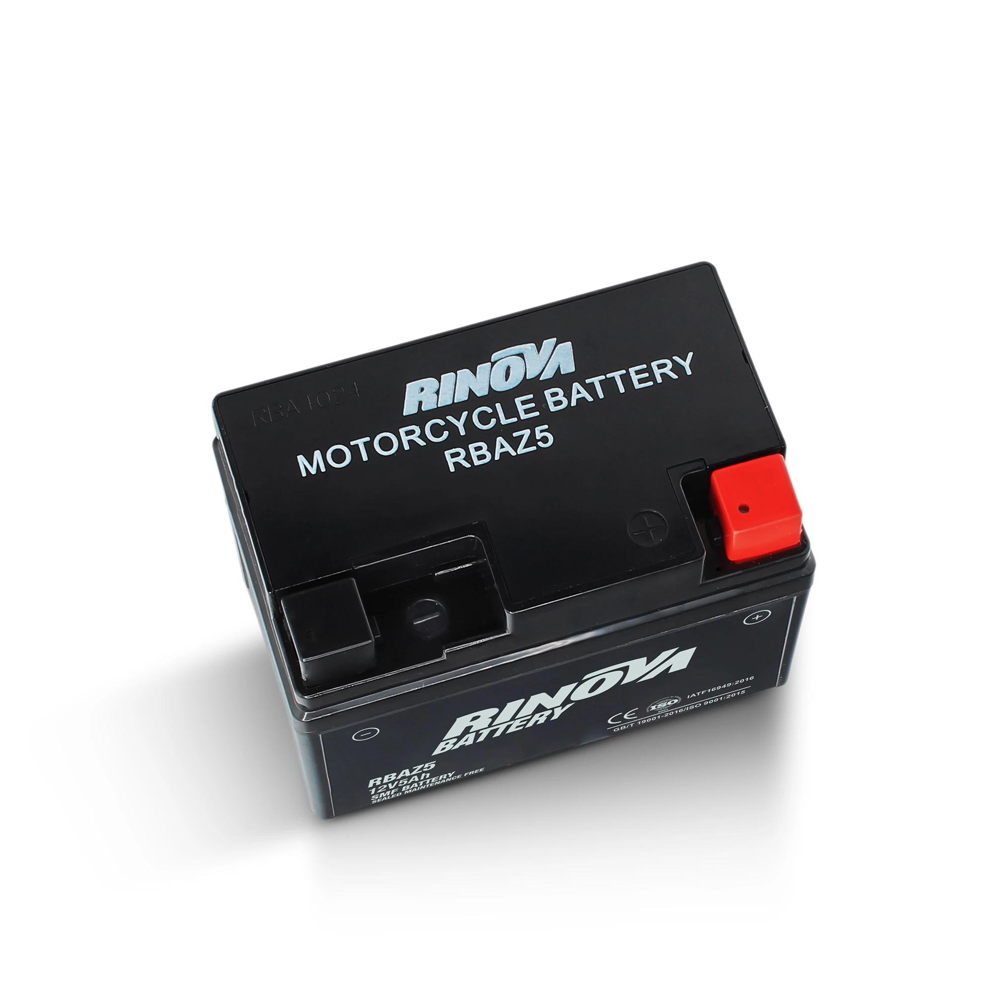 Batería Tipo Pila 12V 5Ah para Motocicleta RBAZ5 Rinova Battery 3