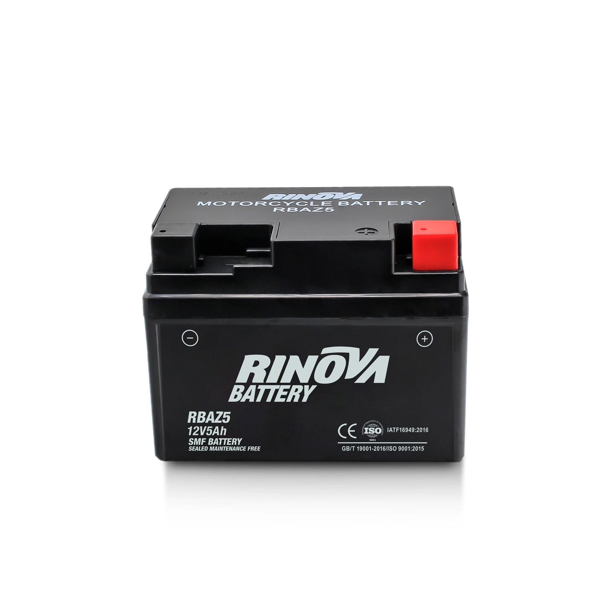 Batería Tipo Pila 12V 5Ah para Motocicleta RBAZ5 Rinova Battery 2