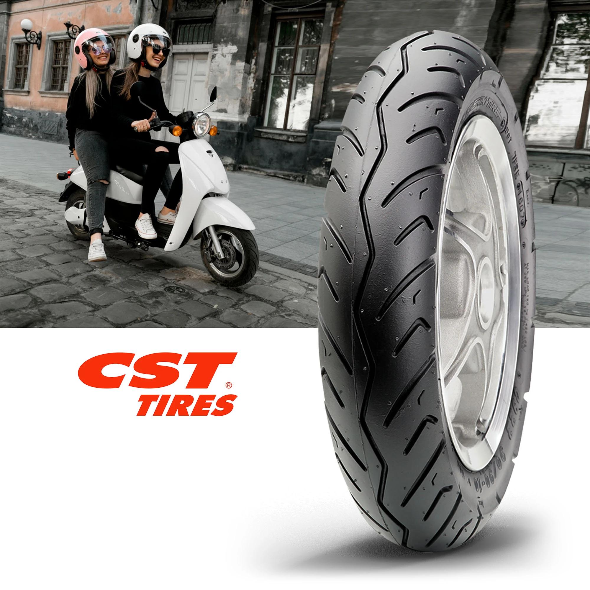 Llanta Moto Scooter 90/90-12 CST C922 44J Sellomatic 4