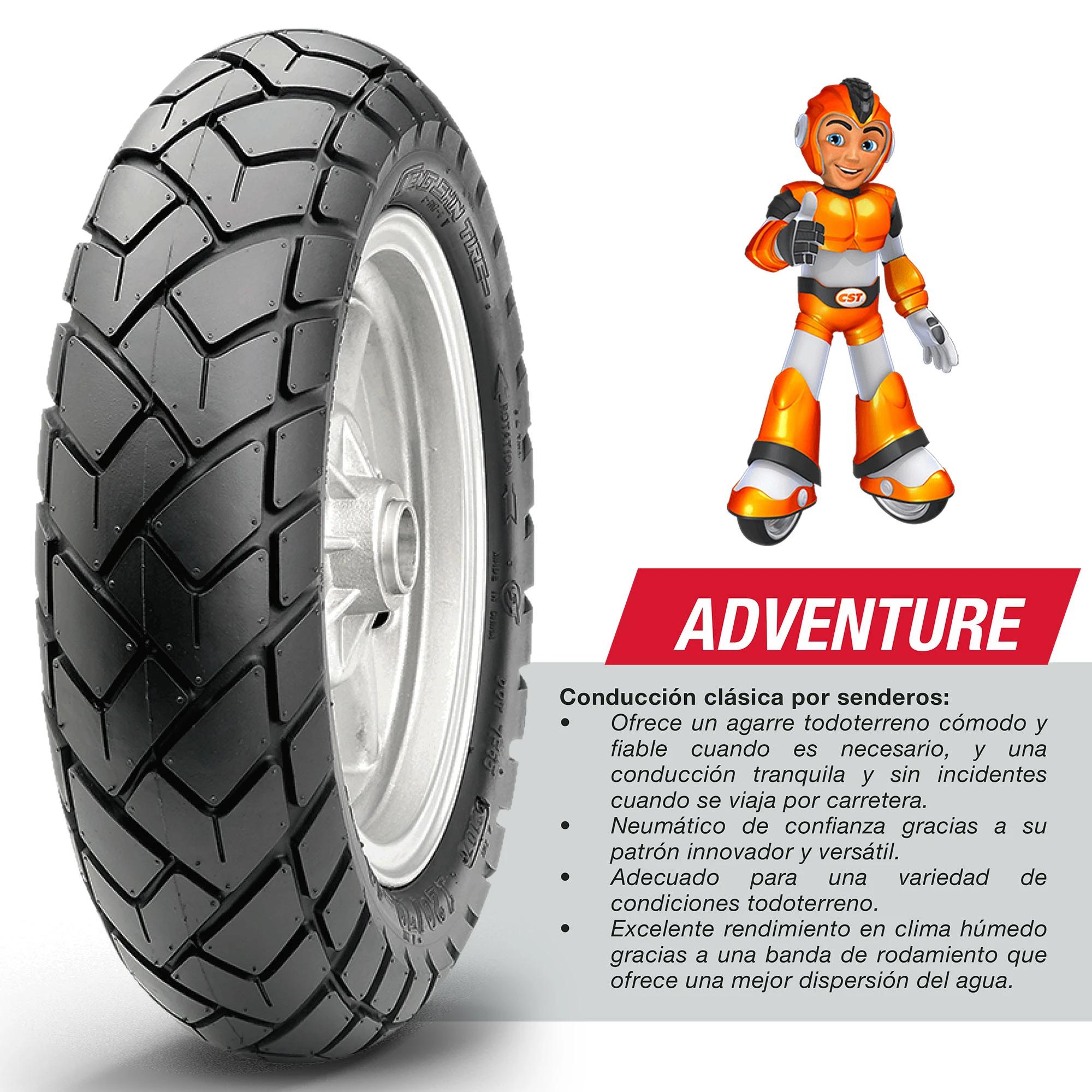 Llanta Doble Propósito 150/70-17 CST C6017 69S Sellomatic 3