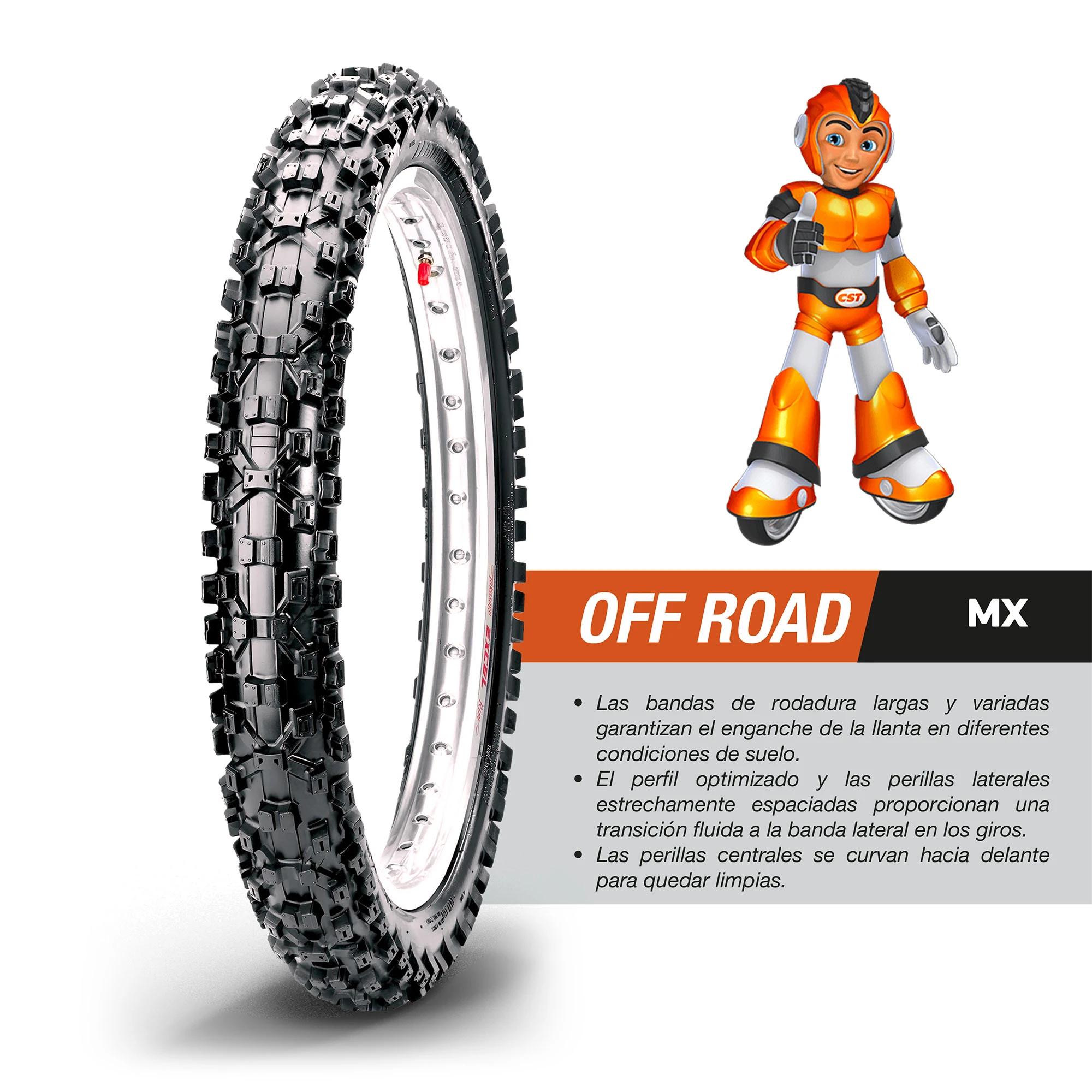Llanta Moto Off Road 60/100-14 CST CM702 29M TT 3