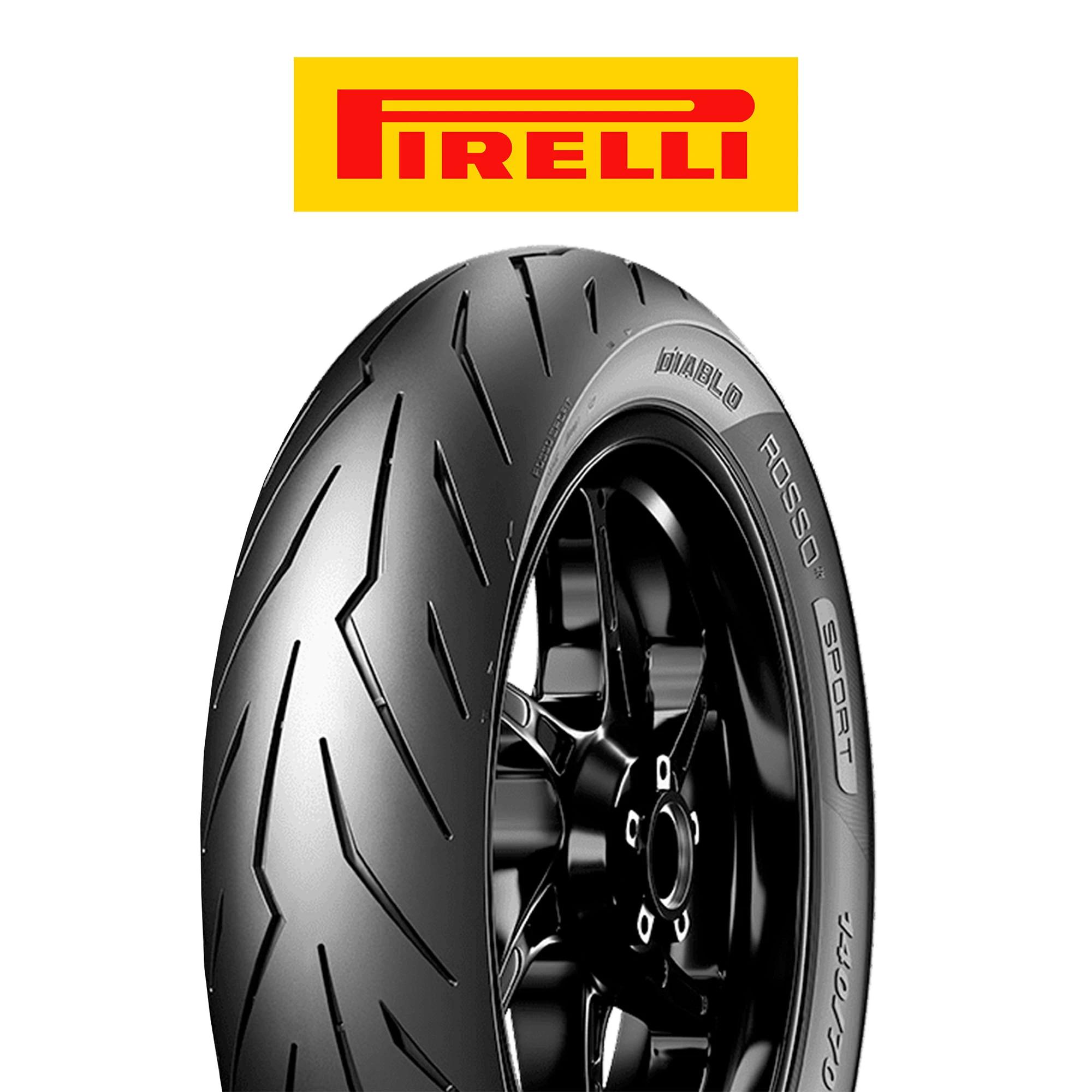 Llanta Moto PIRELLI 100/80-17 Diablo Rosso Sport F TL 52S 2
