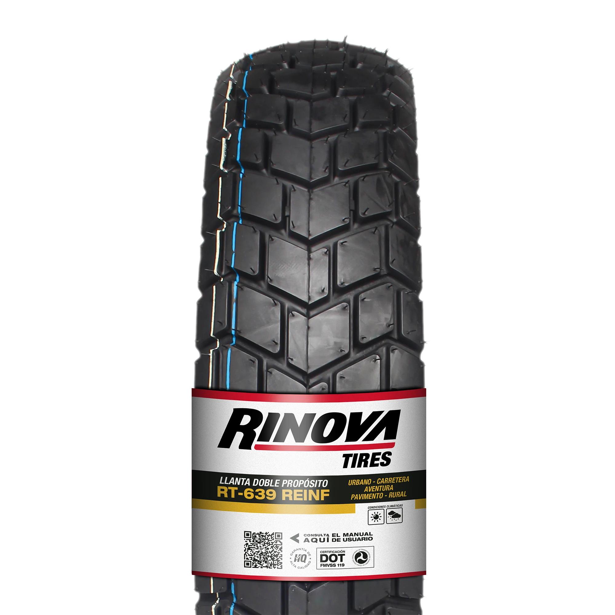 Llanta Moto Doble Propósito 140/70-17 78L RT-639 REINF TL RINOVA