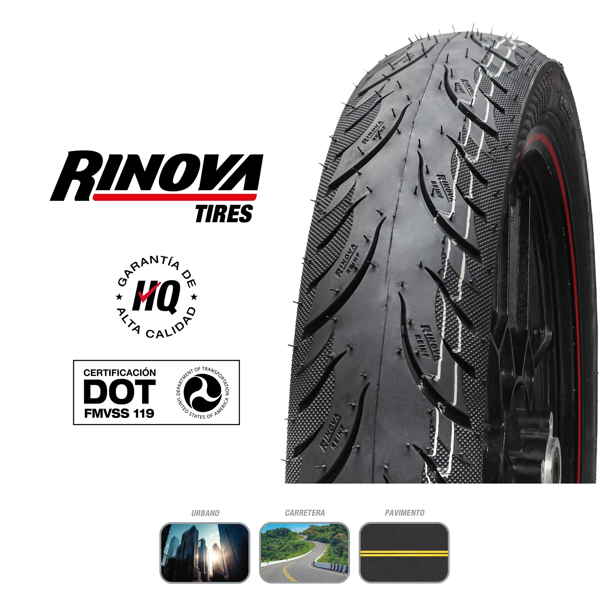 Llanta Moto 140/60-17 RT389-S REINF TL 69L RINOVA TIRES 6