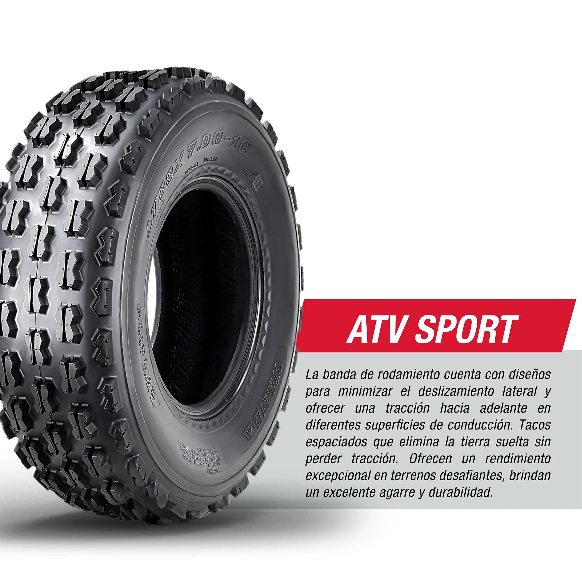 Llanta Cuatrimoto ATV 22x7-10 P356 TL 33J 6PR Hakuba 2