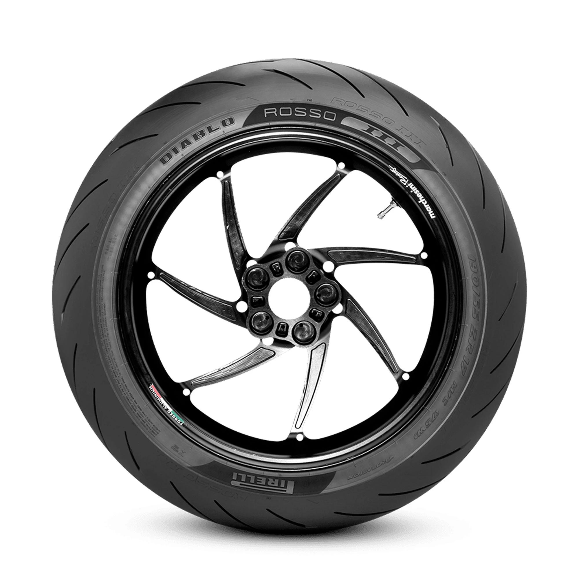 Llanta Moto PIRELLI 100/80R17 Diablo Rosso III TL 52H Radial 2