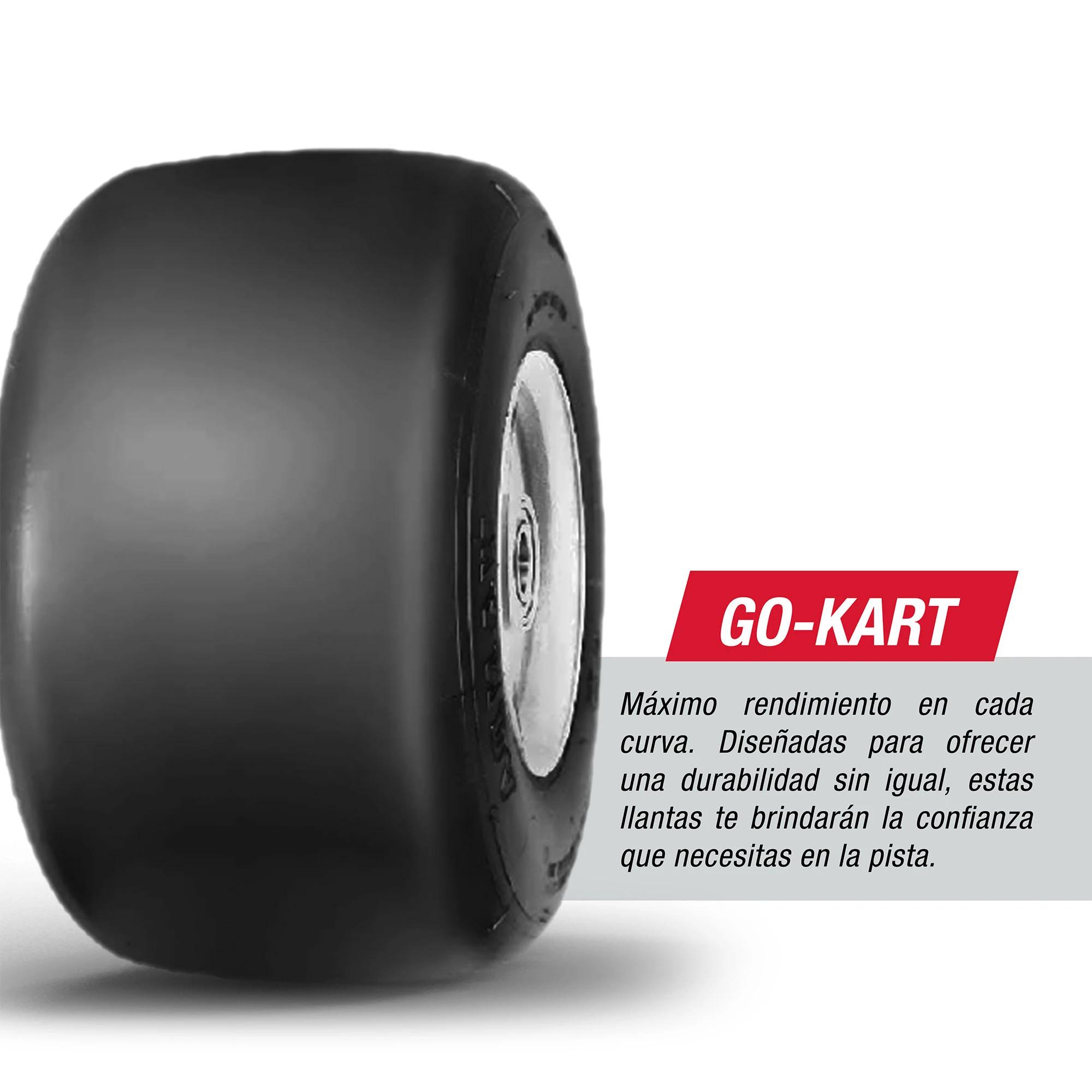 Llanta Go-Kart 11X7.10-5 P607G TL 19J 4PR HAKUBA 2
