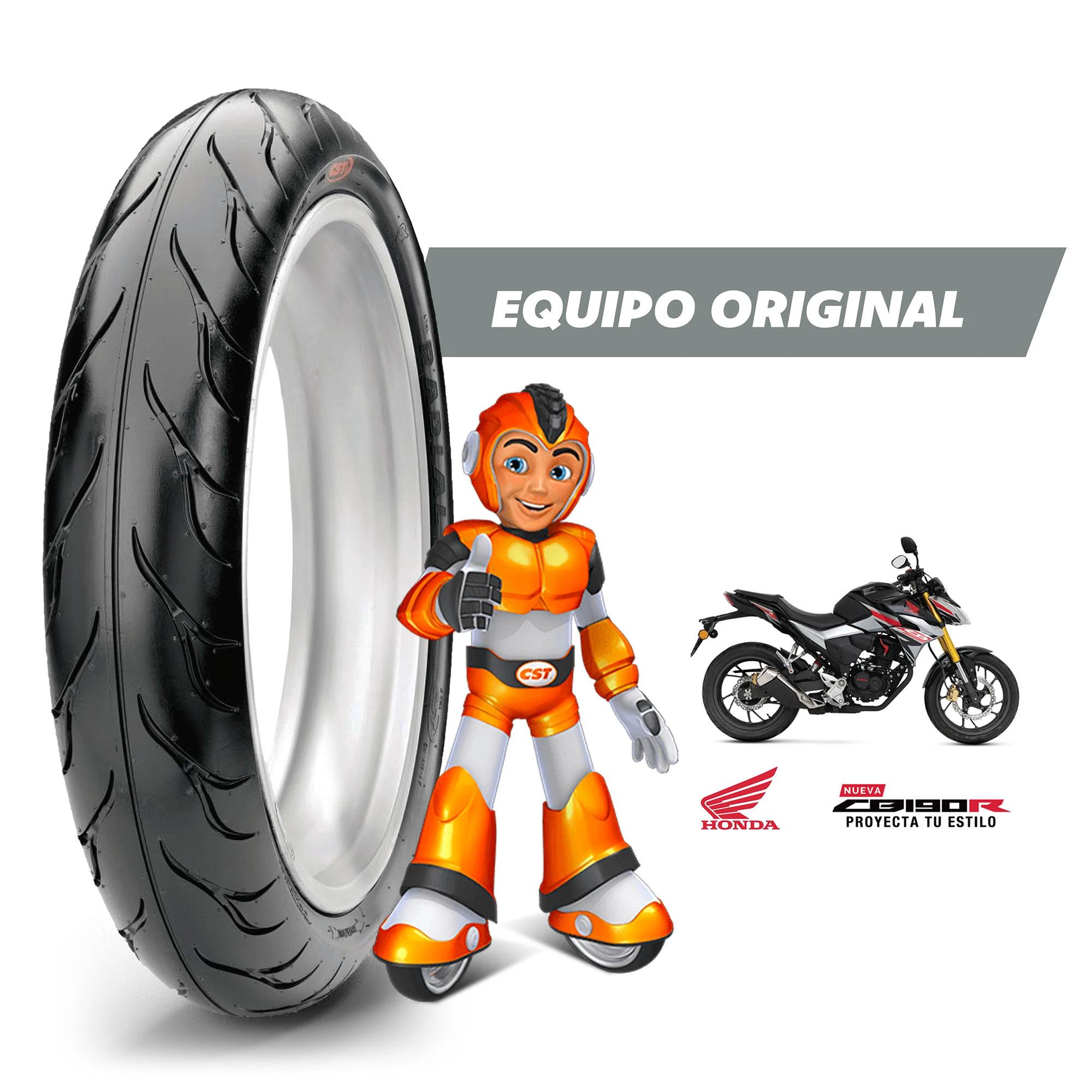 Llanta Moto 100/80R17 CM615 TL 52H CST Radial 3