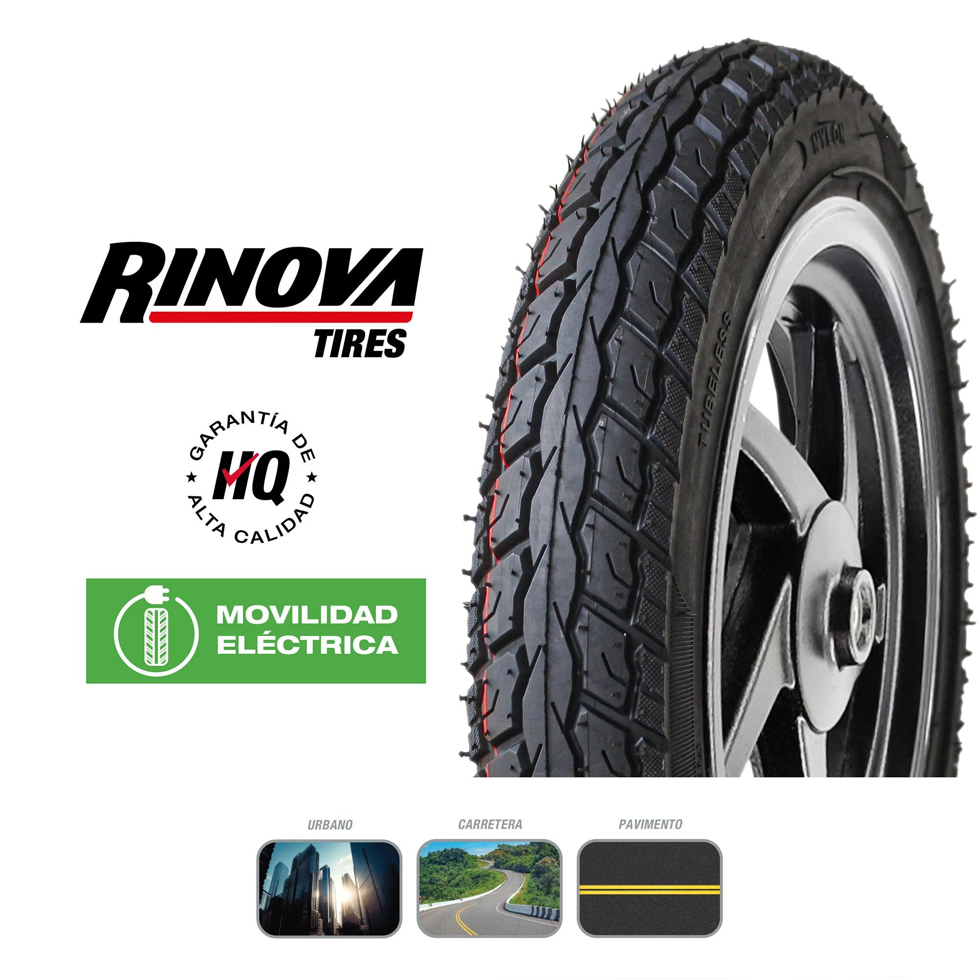 Llanta Movilidad Eléctrica 300-8 RT-003 TL RINOVA TIRES 5