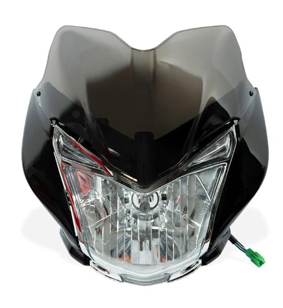 Combo Farola + Carenaje Negro Bajaj Discover 125 ST