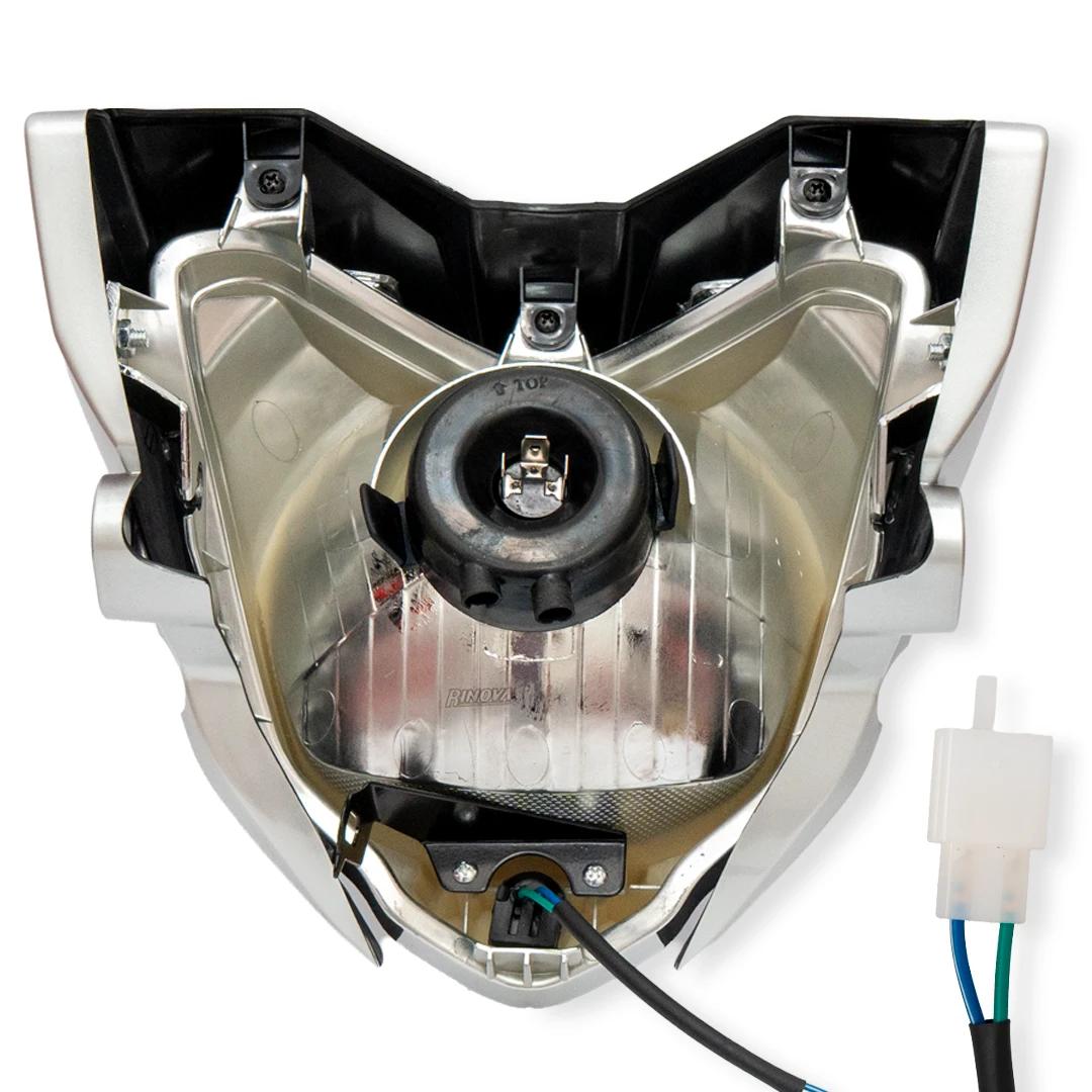 Combo Farola + Carenaje Gris con Visor Yamaha FZ16 3
