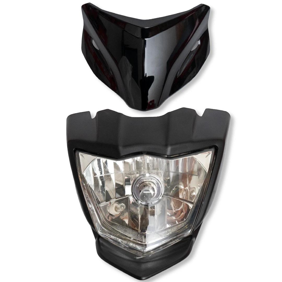 Combo Farola + Carenaje Negro con Visor Yamaha XTZ 150