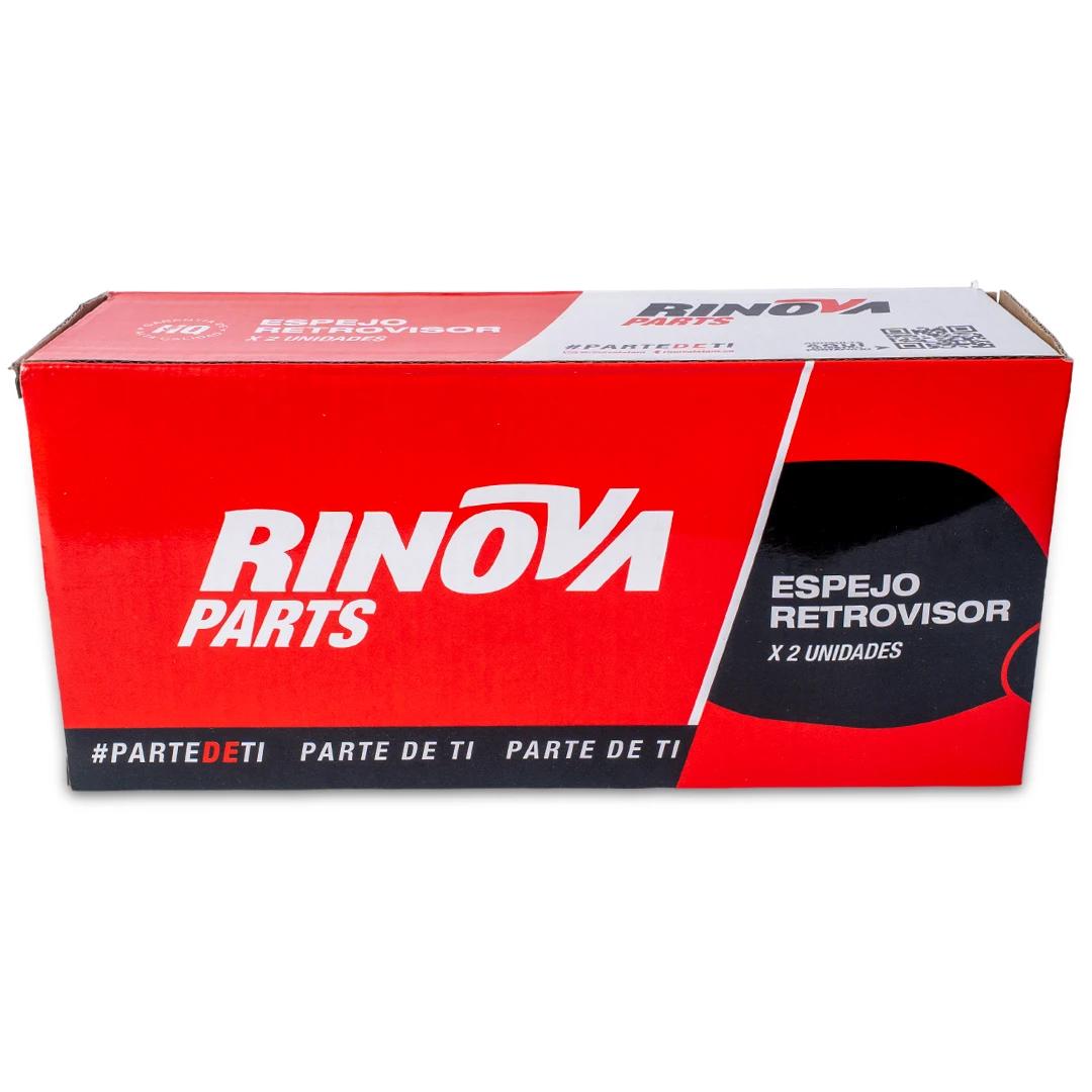 Juego de Espejos Cromados 10 mm Izquierdo y Derecho para Suzuki GN 125 Nova 3