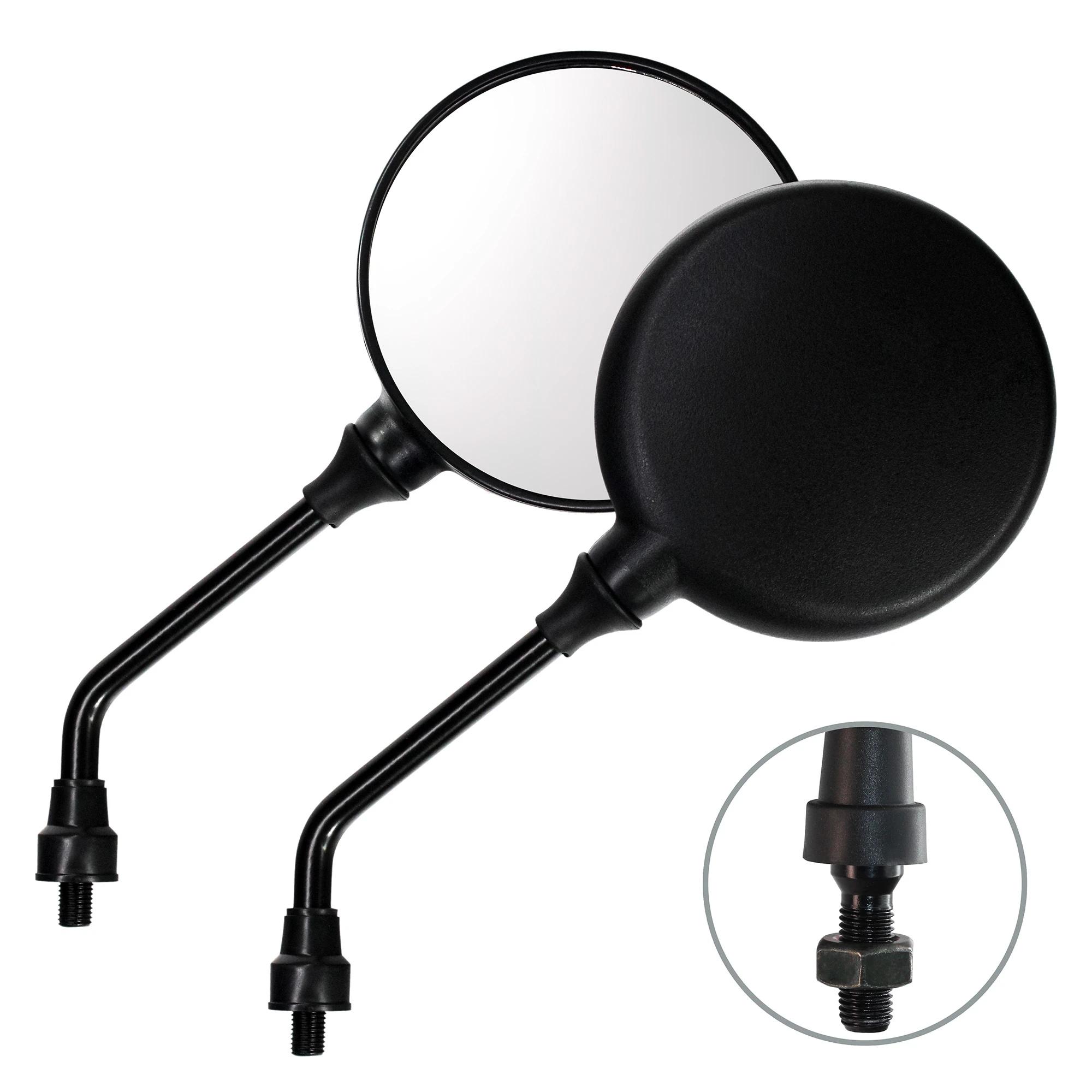 Juego de Espejos 10 mm Izquierdo y Derecho Rosca Contraria para Bajaj Boxer CT100