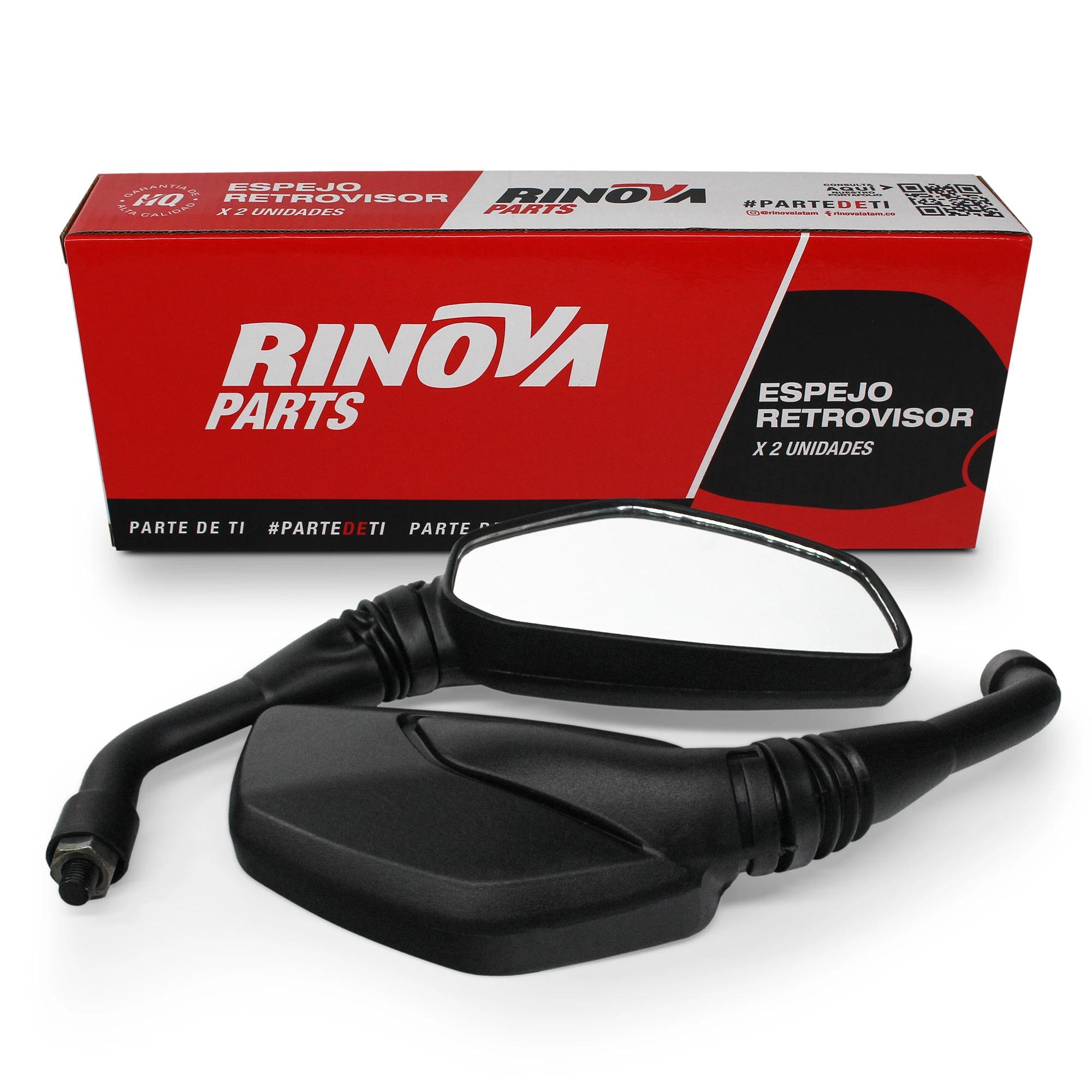 Juego de Espejos 10 mm Izquierdo y Derecho Rosca Contraria para Bajaj Pulsar 200 NS 3