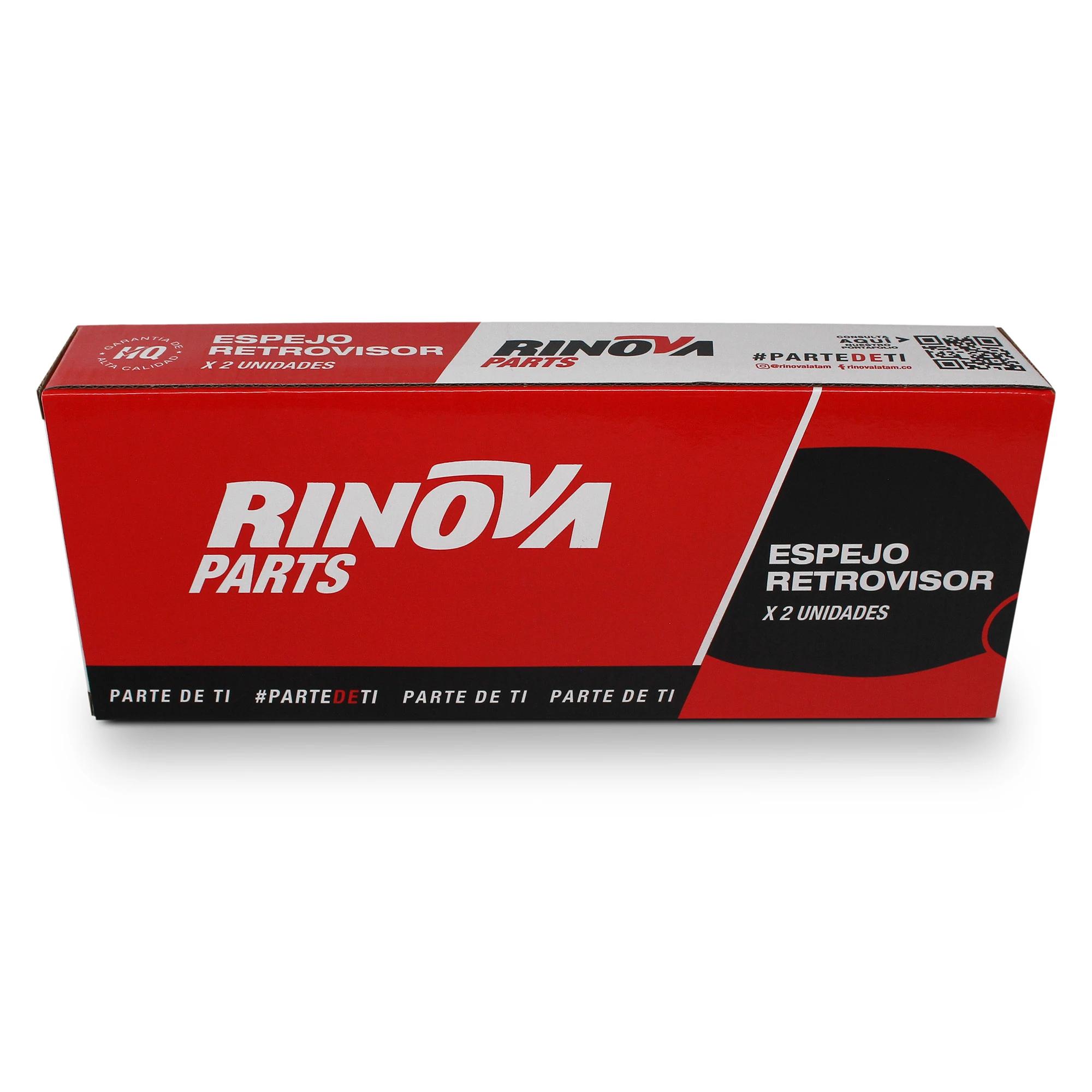 Juego de Espejos 10 mm Izquierdo y Derecho Rosca Contraria para Bajaj Pulsar 180 4