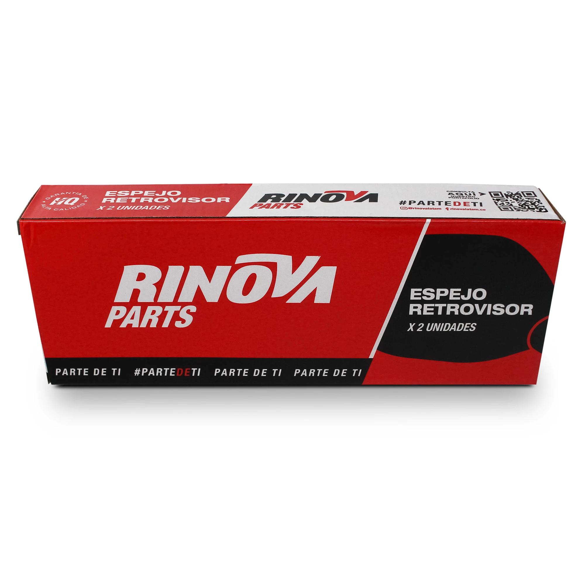 Juego de Espejos 10 mm Izquierdo y Derecho Rosca Contraria para Bajaj Pulsar 135 4