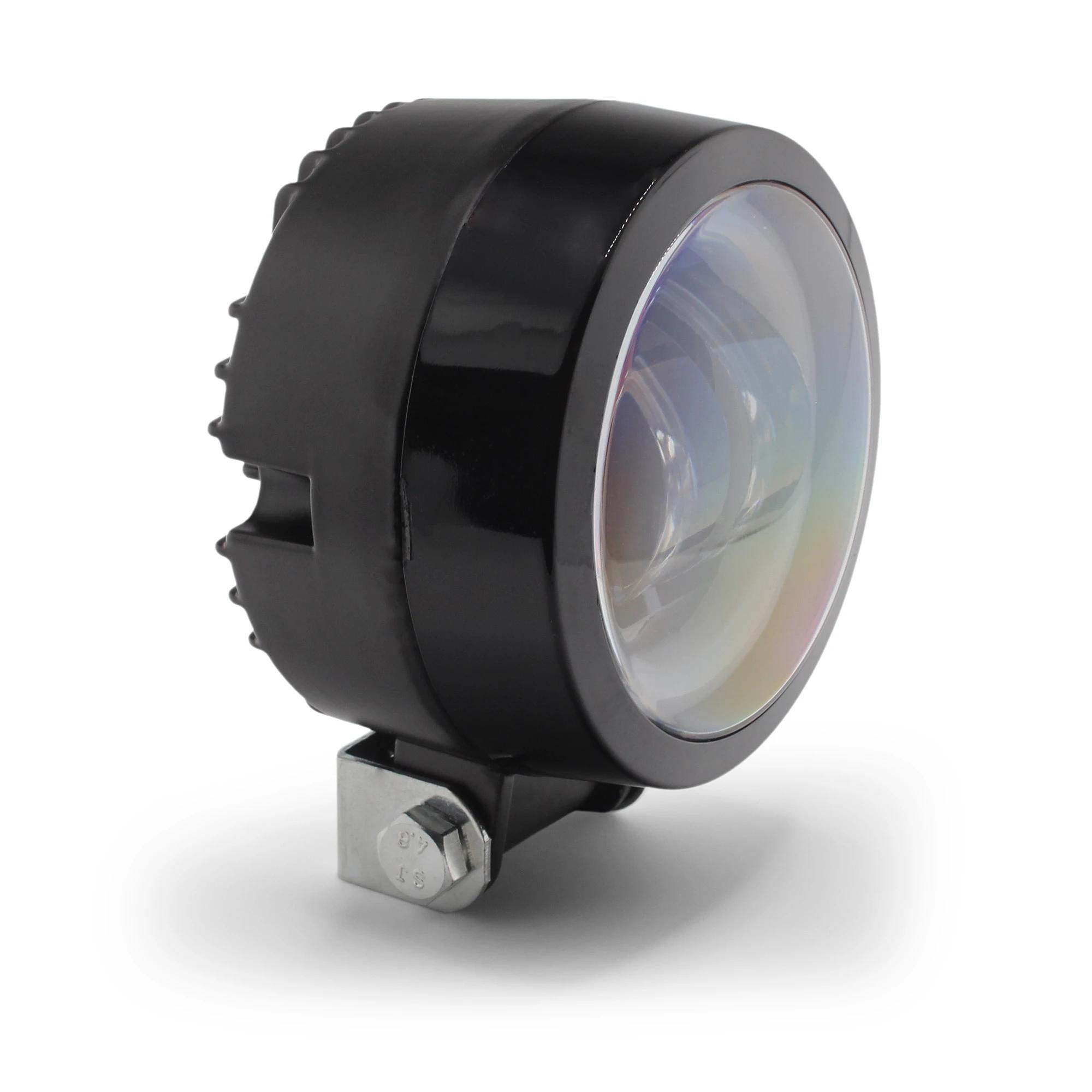 Exploradora Redonda LED para Moto Alta/Strober 12/24V DC 10W 2000 Lúmenes 2