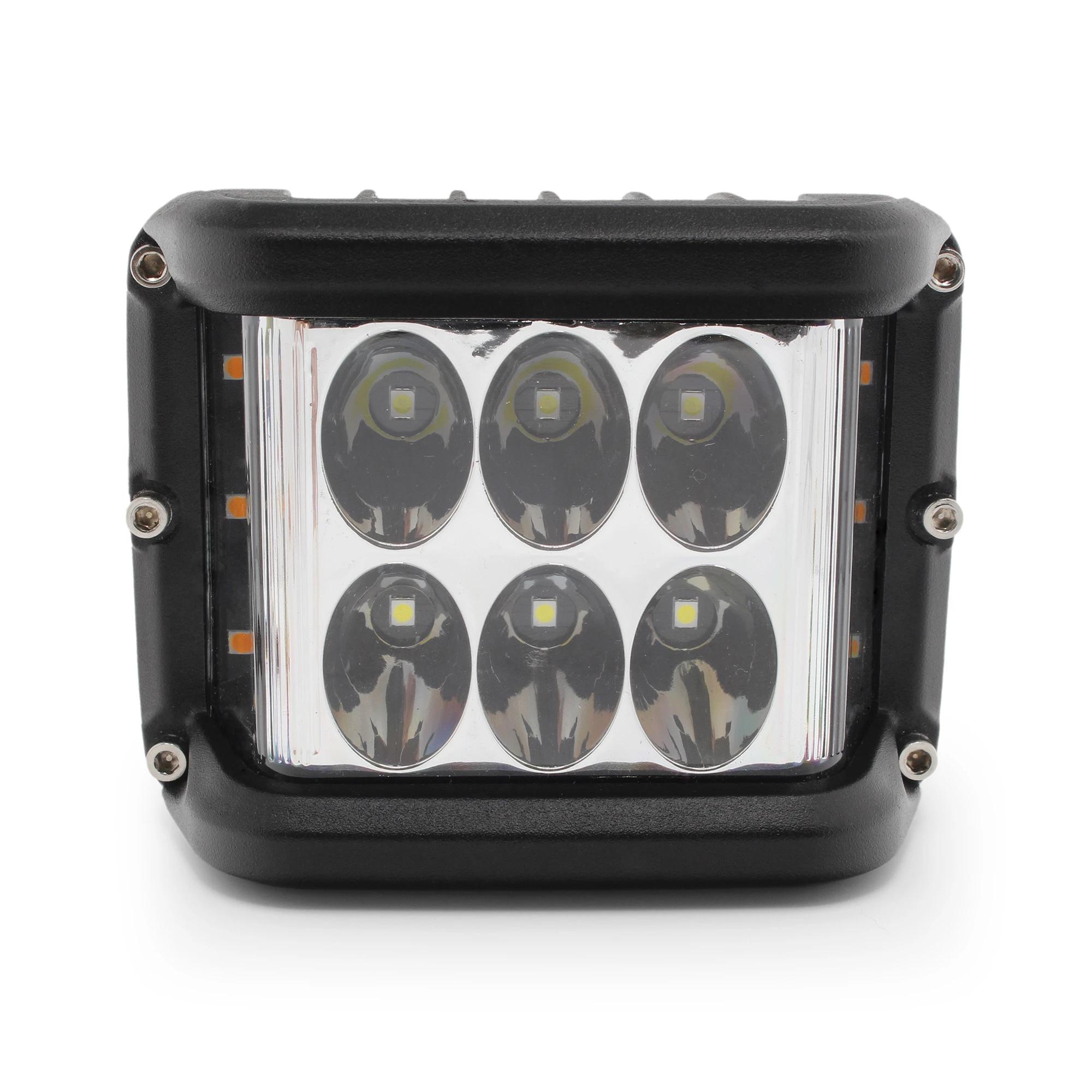 Exploradora LED de Aluminio para Moto Alta/Baja/Strober 12/24V DC 12W 1200 Lúmenes