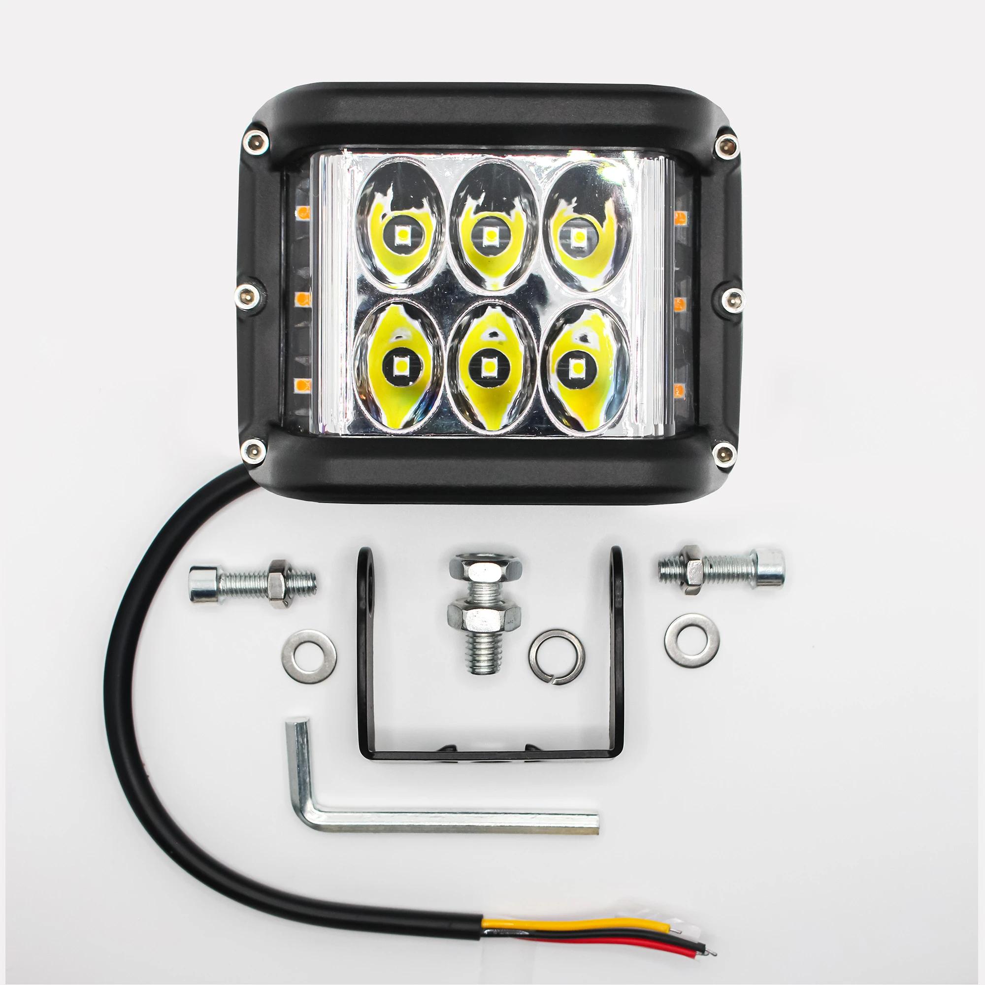 Exploradora LED de Aluminio para Moto Alta/Baja/Strober 12/24V DC 12W 1200 Lúmenes 3