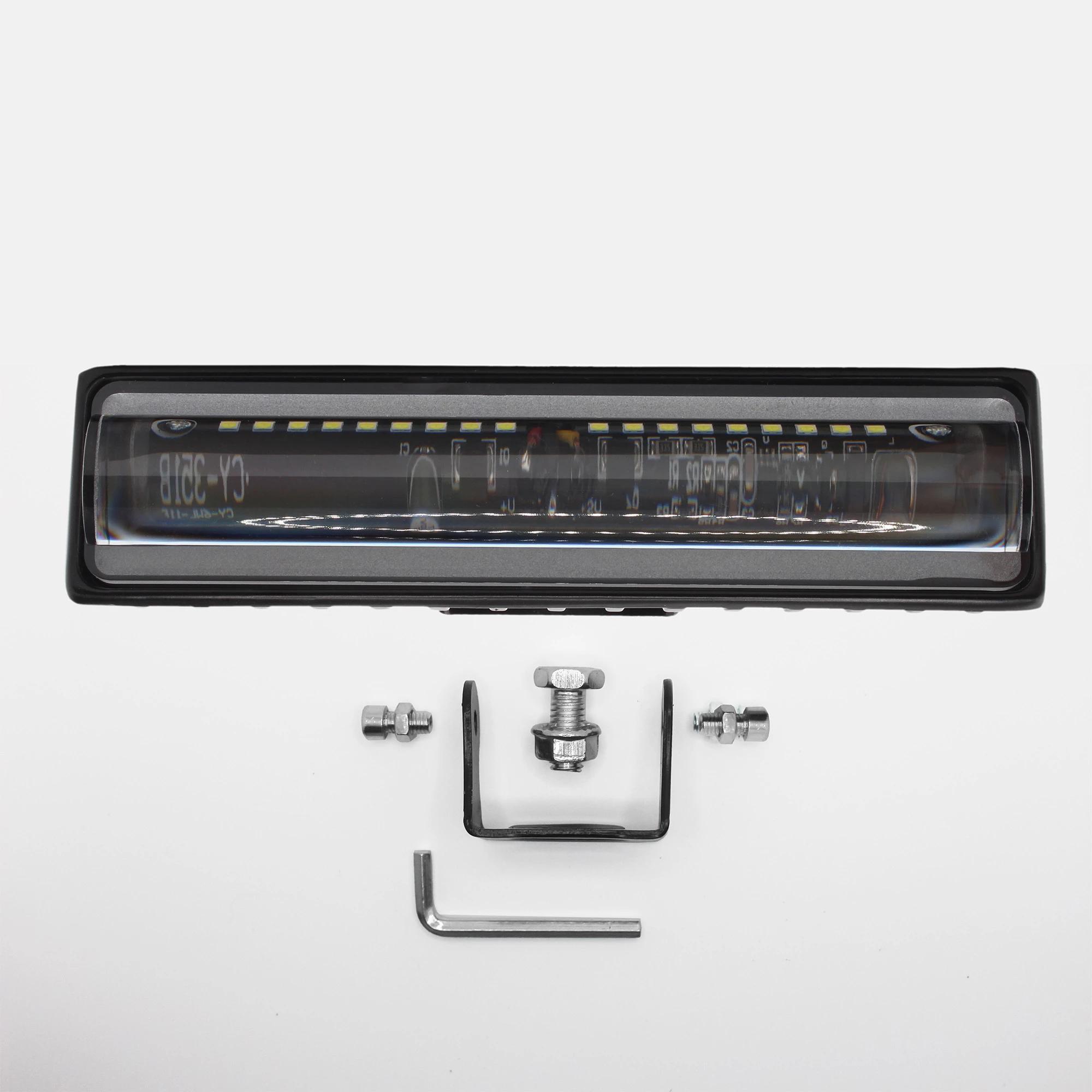 Exploradora Rectangular LED para Moto Alta/Baja/Strober 12/24V DC 18W 1800 Lúmenes 3
