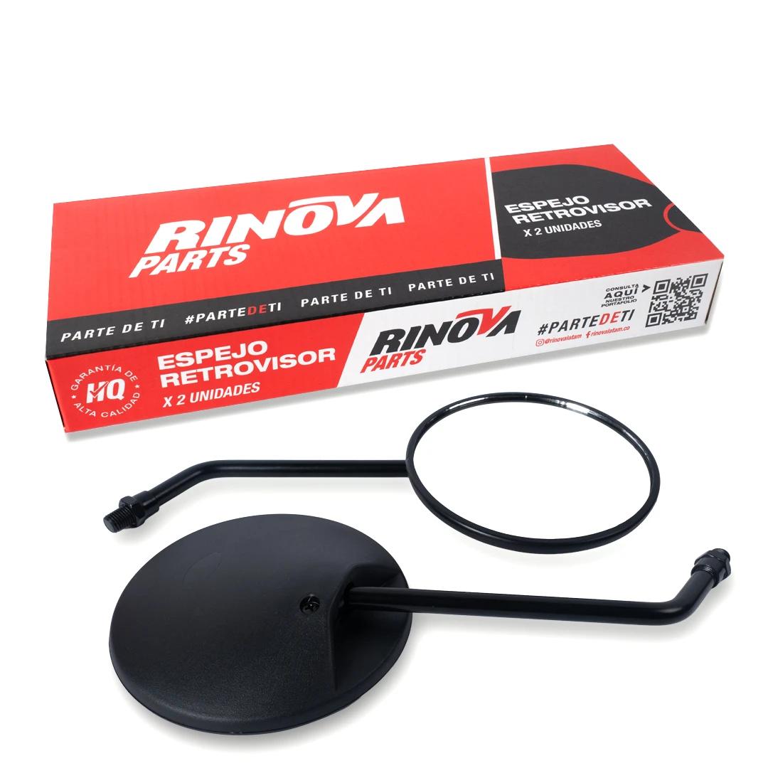 Juego de Espejos 10 mm Izquierdo y Derecho Rosca Contraria para Honda XR 125 y XR 150L 3