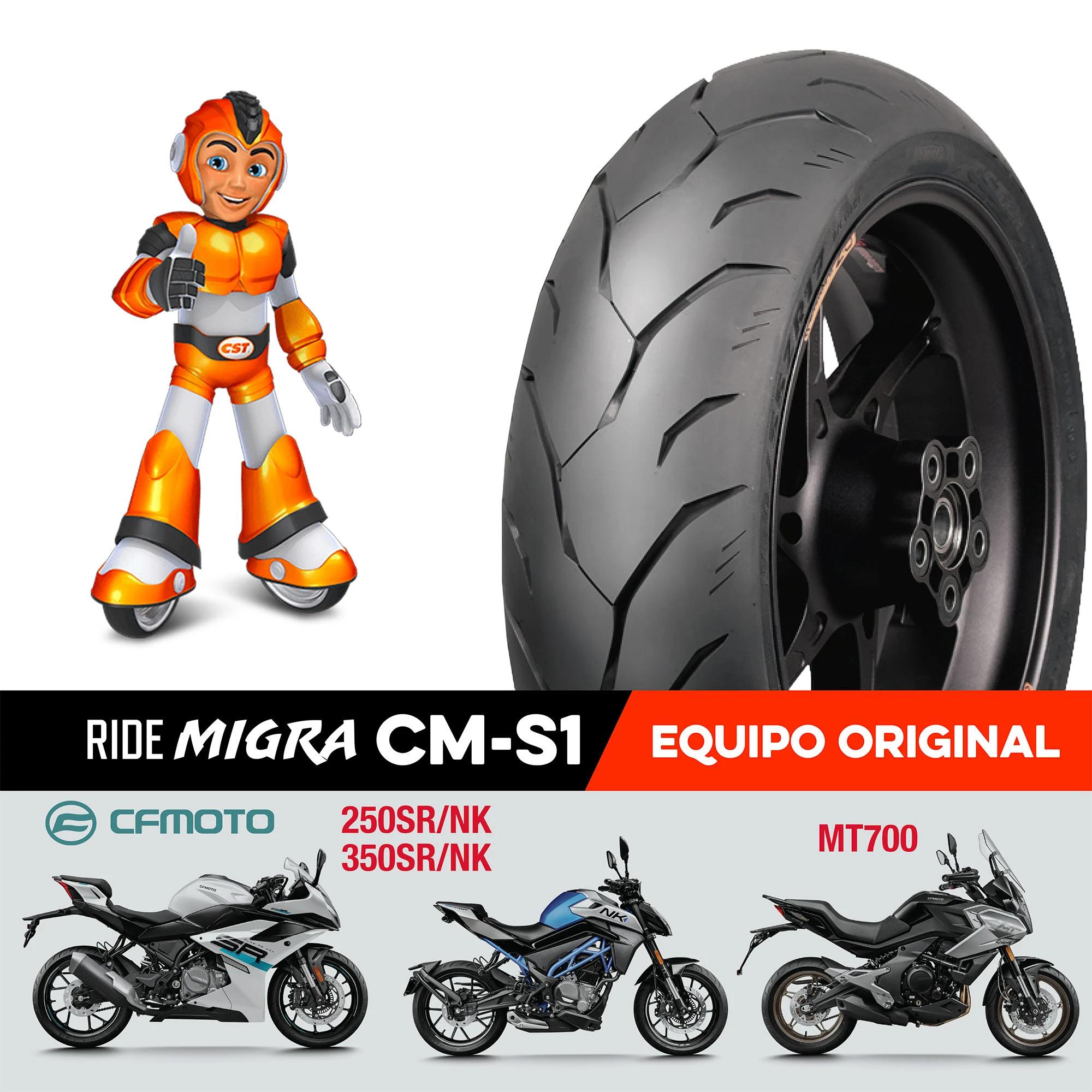 Llanta 140/70R17 CST RideMigra CM-S1 TL 66H Trasera 2