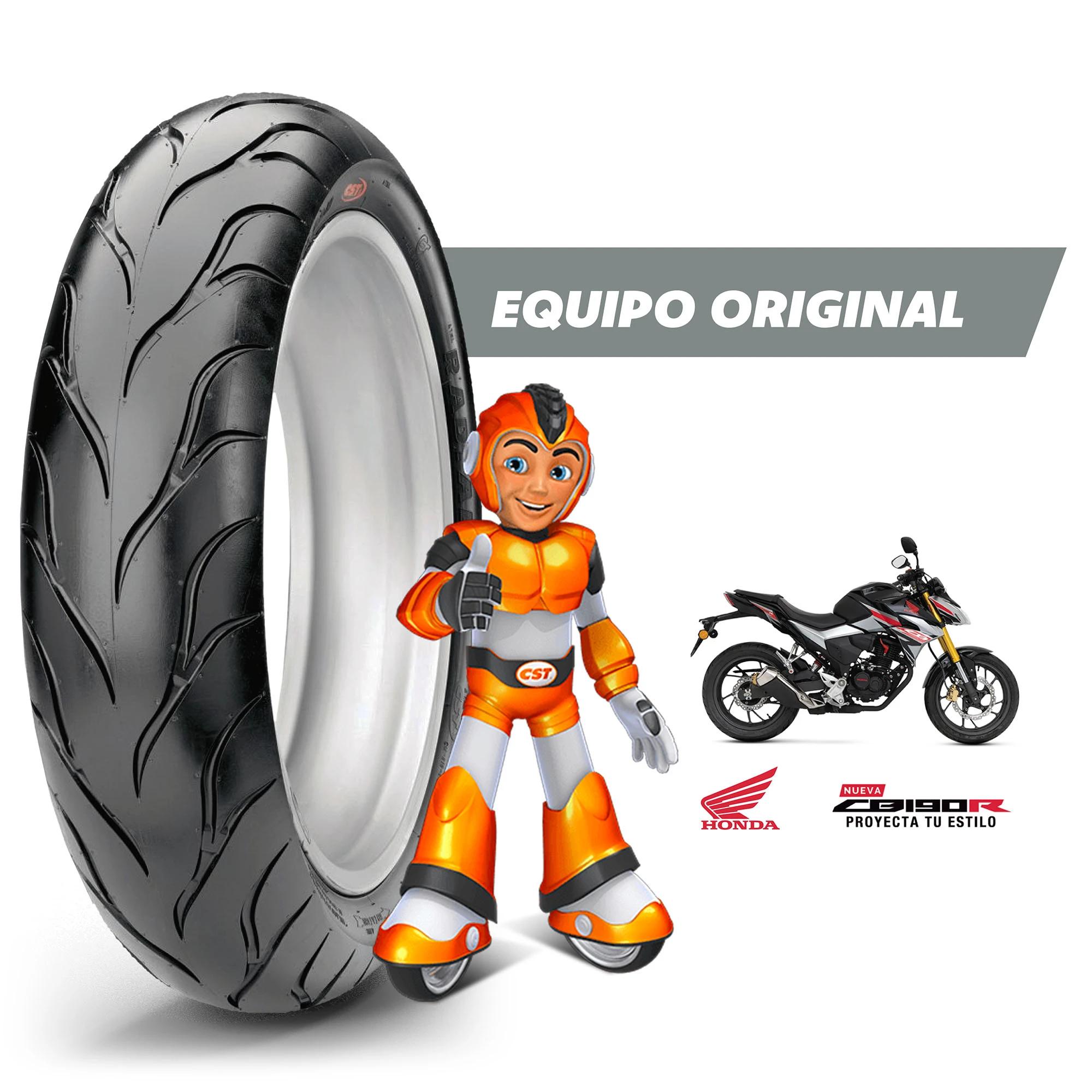 Llanta 150/60R17 CST CM616 TL 66H Trasera para Moto 2