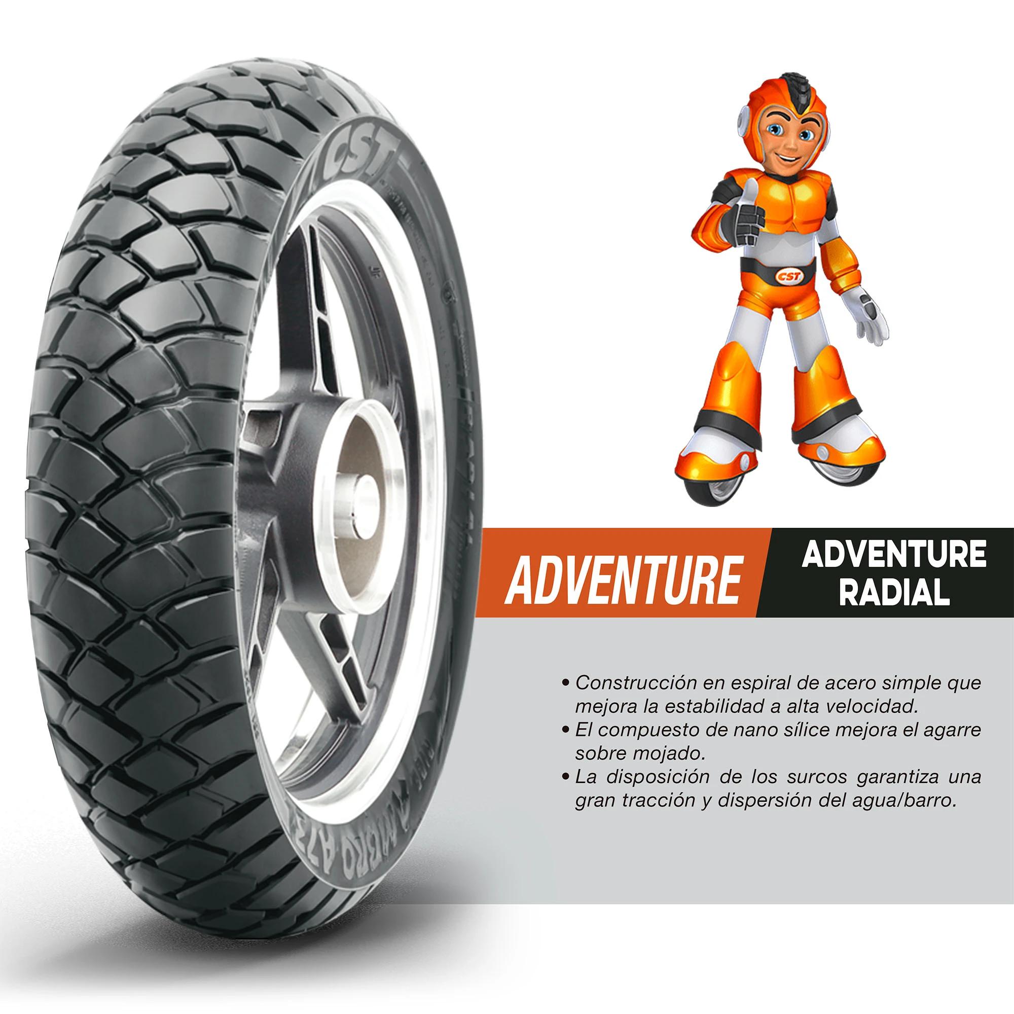 Llanta 150/70R17 CST CM-A3 TL 69V Trasera Adventure 3