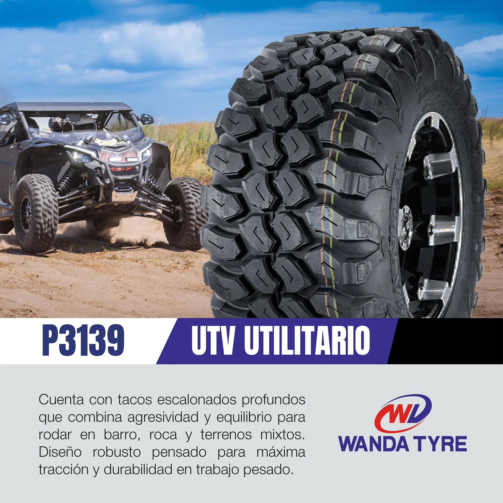 Llanta radial ATV/UTV 32X10R15 WDT P3139 TL 67M 8PR 3