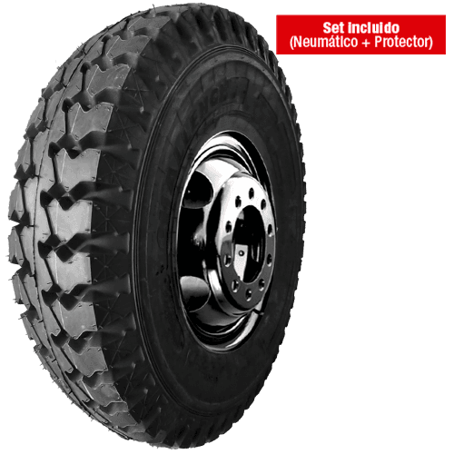 LLANTA 7.50 - 16 16PR 124/120M TRAK LUG TRAC MIX SET(N+P) CHALLENGER