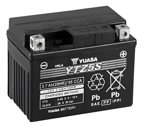 Batería Moto Yuasa Cb 110 Eco Deluxe Best Splendor Ytz5s Derecho