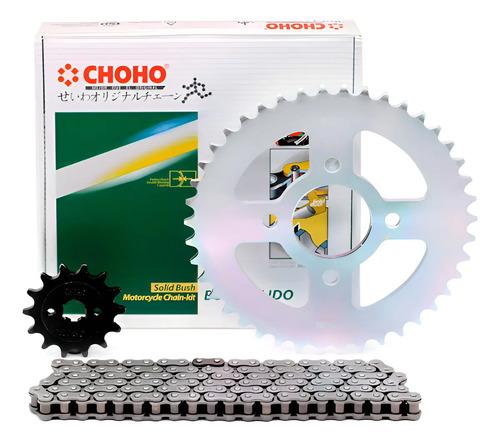 Kit De Arrastre Yamaha Fz 2.0 150 Con Disco Reforzado Choho Plateado