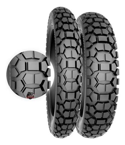 Llantas 110/90-17 + 90/90-19 Timsun Ts-819 Tl Sellomatic