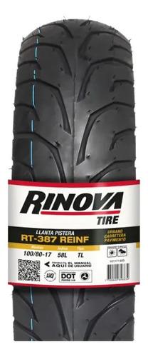 Llanta Moto 140/60-17 Rinova Rt-699 Reforzada Tl Urbano