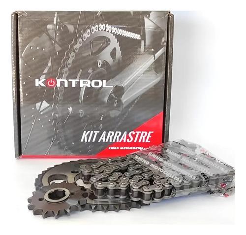 Kit De Arrastre Hero Hunk 190 Xpulse 200 Reforzado Kn Plateado