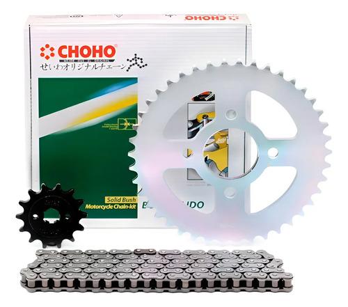 Kit De Arrastre Bajaj Pulsar Ns 200 Rs As Reforzado Choho Plateado