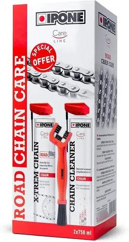 Kit Lubricante Cadena Ipone Moto Ciudad Carretera C/ Cepillo