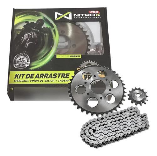 Kit De Arrastre Original Auteco Victory Combat Reforzado Nt Plateado