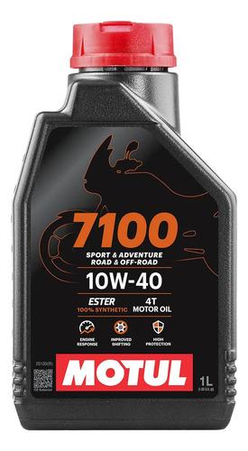 Aceite Para Moto 4t Motul 7100 10w40 1l Sintético