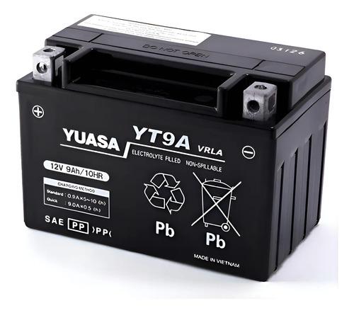 Batería Moto Yuasa Original Royal Enfield Himalayan Yt9a Izquierdo