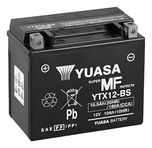 Batería Moto Yuasa Original Vstrom 650 Dl Versys 650 Ytx12 Izquierdo