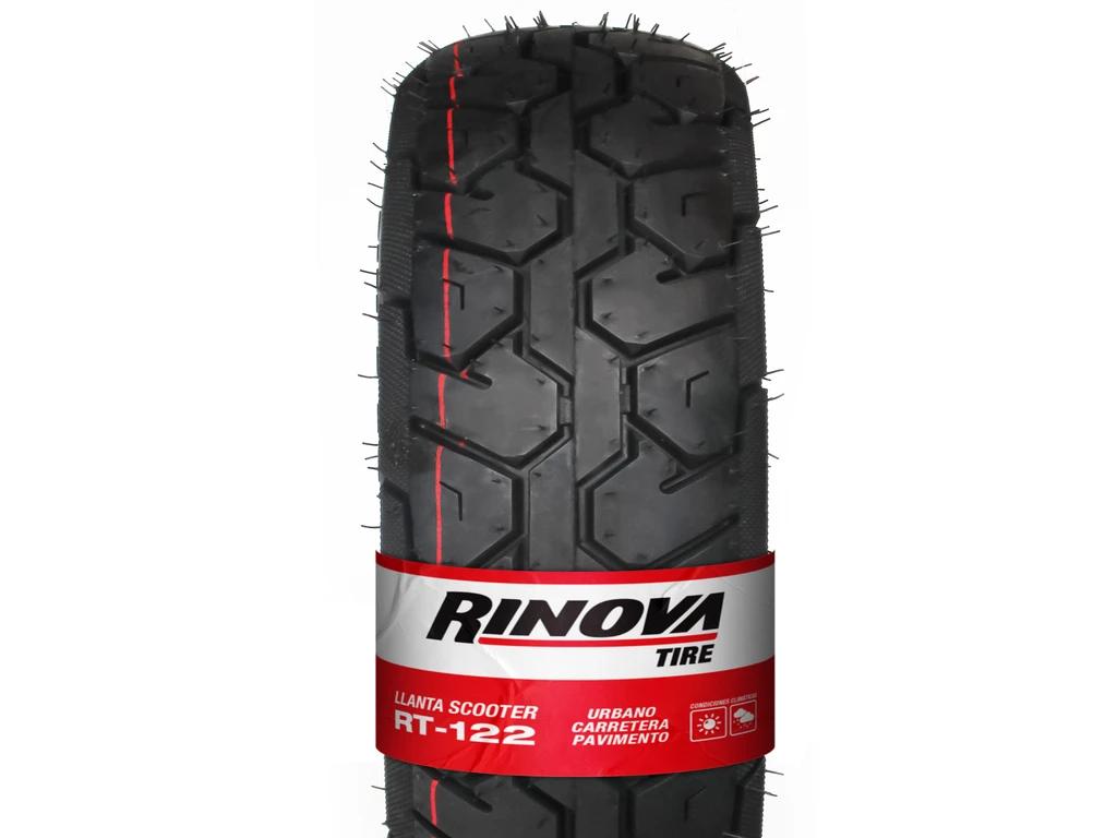 LLanta Moto 100/90-10 RT-122 61J RINOVA TIRES SELLOMATIC