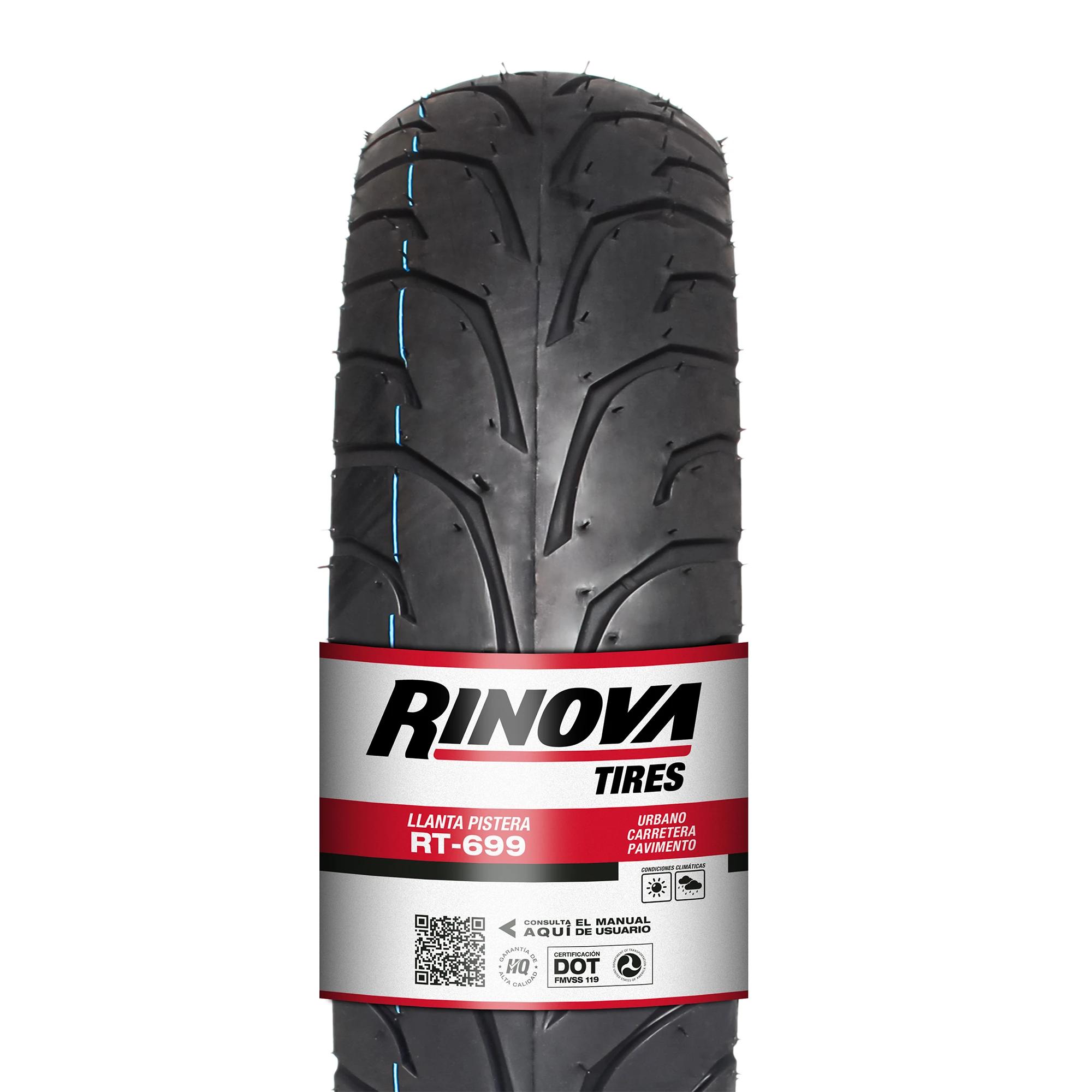 Llanta Moto Pistera 140/70-17 Rinova Tires RT-699 78L Sellomatic